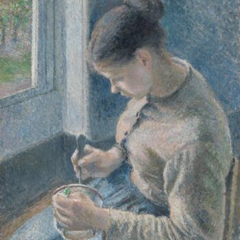 Breakfast, Young Peasant Woman Taking Her Coffee, 1881