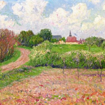 Breton Landscape, Trees and Flowers, 1909-10