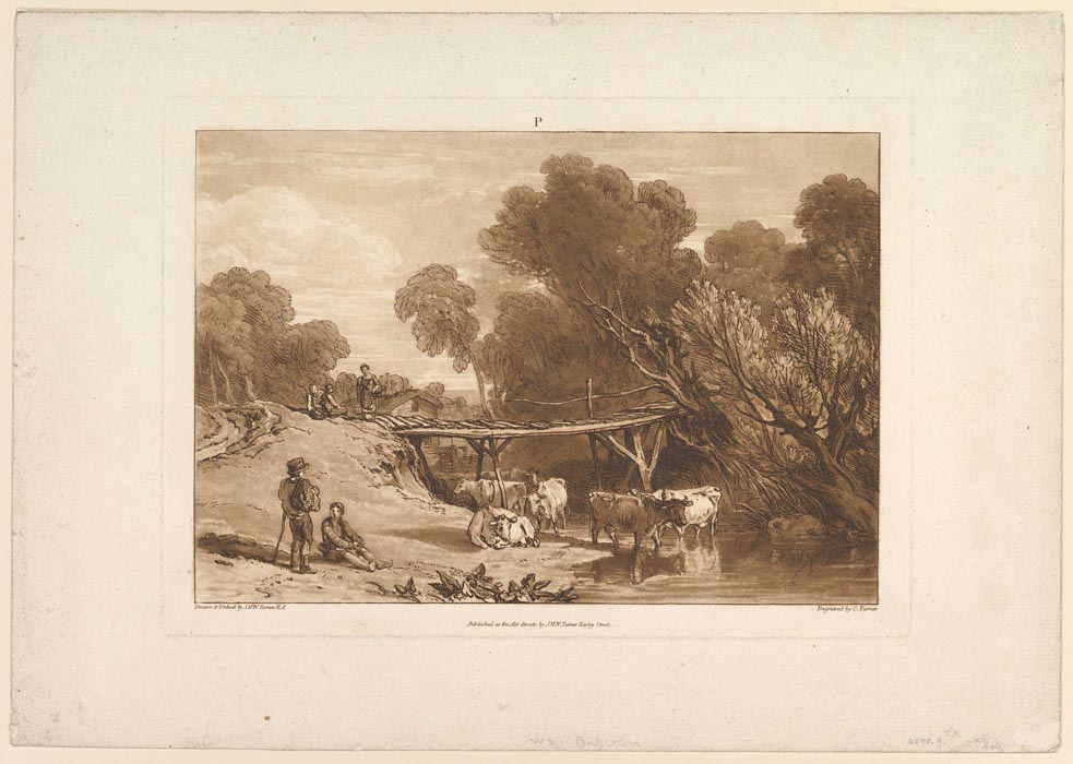 Bridge and Cows, from Liber Studiorum, part I, 1807