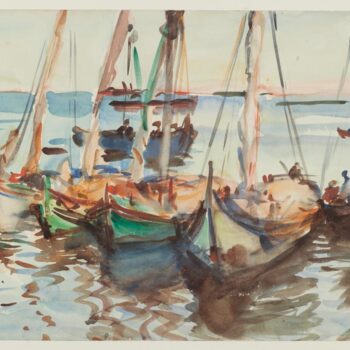 Brooklyn Museum - Portuguese Boats - John Singer Sargent