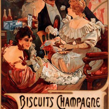 Buscuits, Lefevre-Utile 2 by Alphonse Mucha