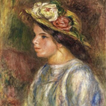 Bust of Female in Straw Hat, 1914