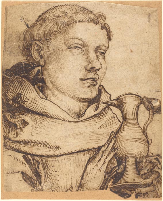 Bust of a Monk Assisting at Communion. 1475-1490