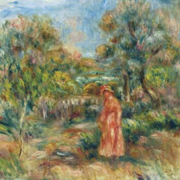 Cagnes Landscape with Woman