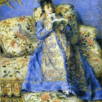 Camille Monet Reading, 1872