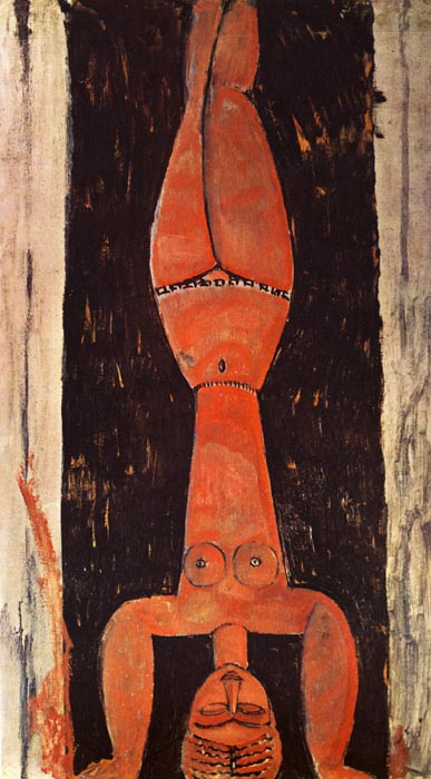 Cariatide - 1913 - oil on canvas