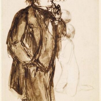 Caricature of William Holman Hunt, 1851-53