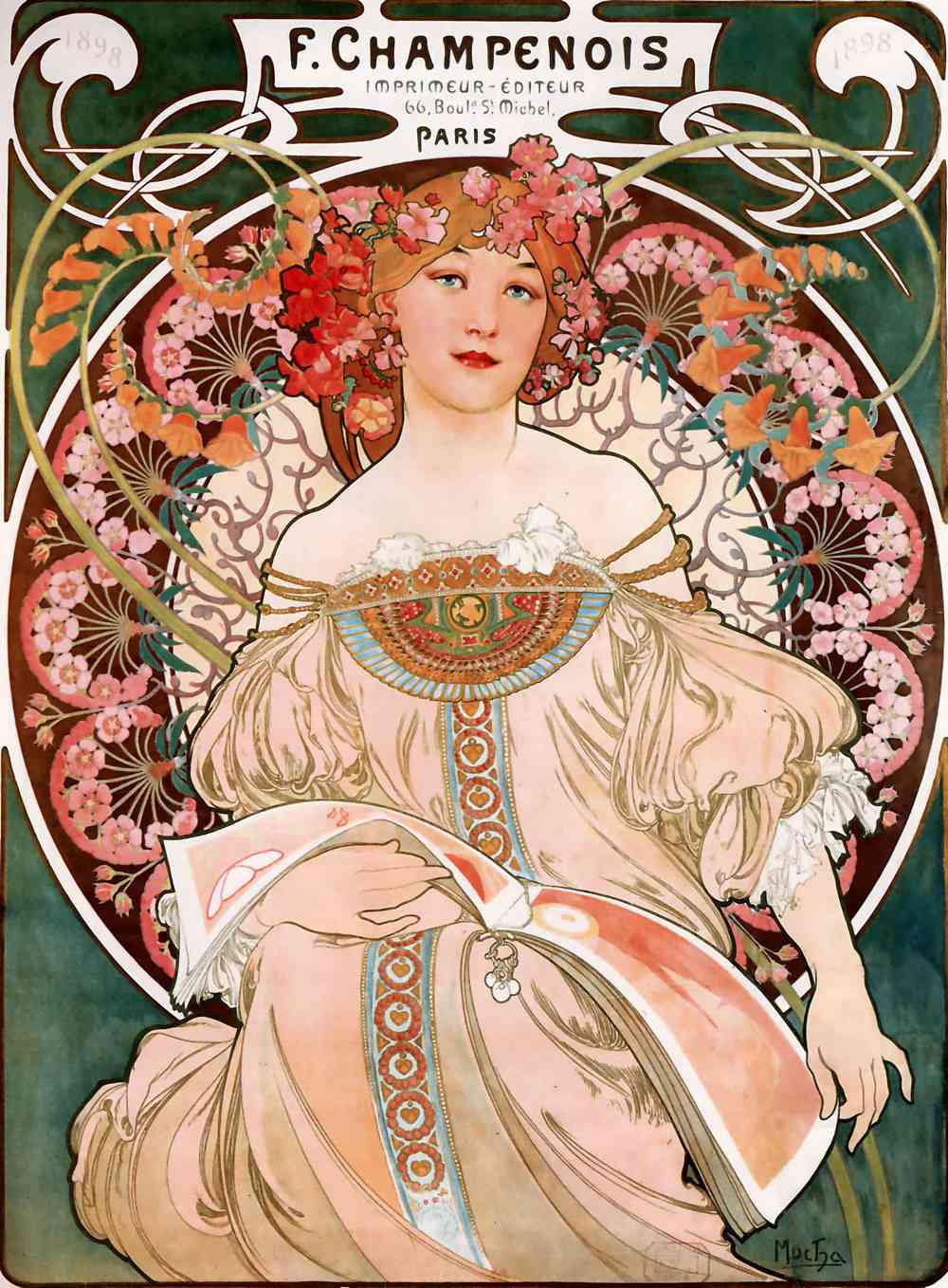 Champenois by Alphonse Mucha