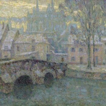 Chartres in Snow, 1918