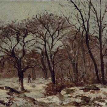 Chestnut Orchard in Winter, 1872