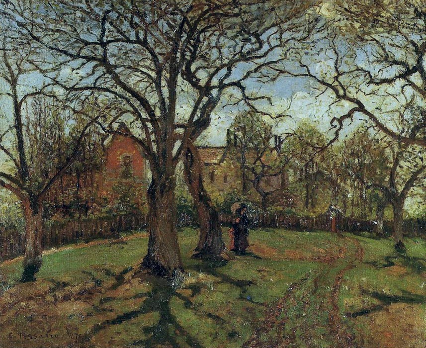 Chestnut Trees, Louveciennes, Spring, 1870