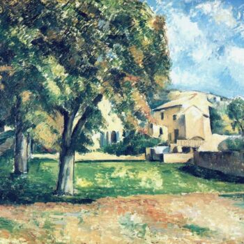 Chestnut Trees and Farmstead of Jas de Bouffan, 1885