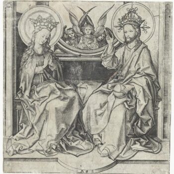 Christ Blesses Mary. 1470-1490
