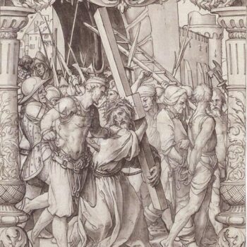 Christ Carrying the Cross. Design for stained glass window. c.1525-28