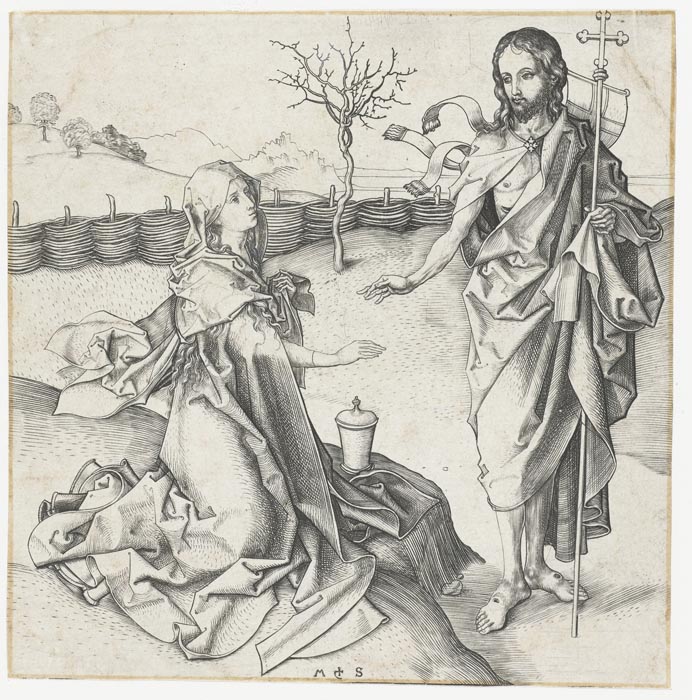 Christ appears to Mary Magdalene. 1470-1490