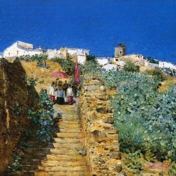 Church Procession, Spanish Steps, 1883