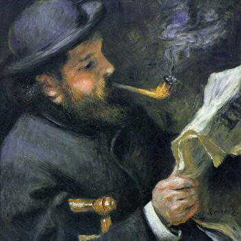 Claude Monet Reading, 1872