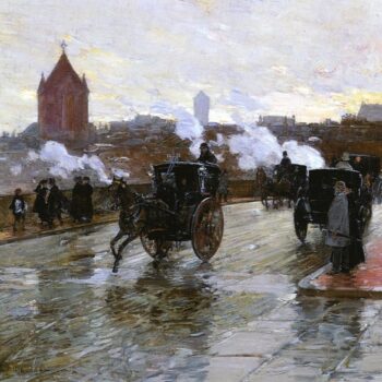 Clearing Sunset (aka Corner of Berkeley Street and Columbus Avenue), 1890