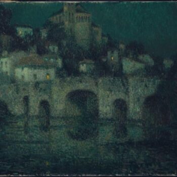 Clisson Bridge, Moonlight, 1911