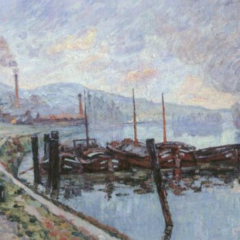 Coal Barges on the Seine in the Morning, 1904