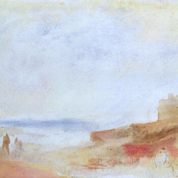 Coast Scene with Buildings, 1840-45