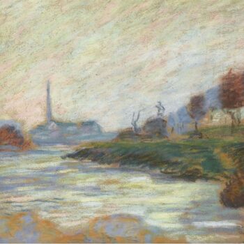 Confluence of the Marne and the Seine, Ile-de-France, 1885