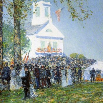 Country Fair, New England (aka Harvest Celebration in a New England Village), 1890