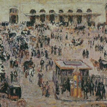 Cour du Havre, Gare Saint-Lazare, 1893