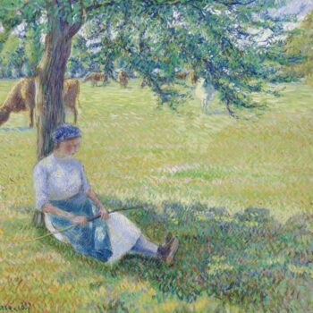 Cowgirl, Eragny, 1887