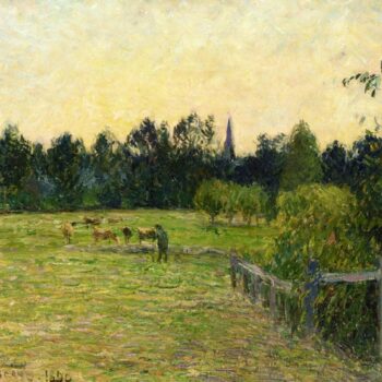 Cowherd in a Field at Eragny, 1890