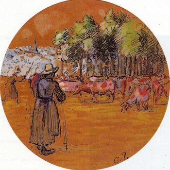 Cowherds, Bazincourt, 1890