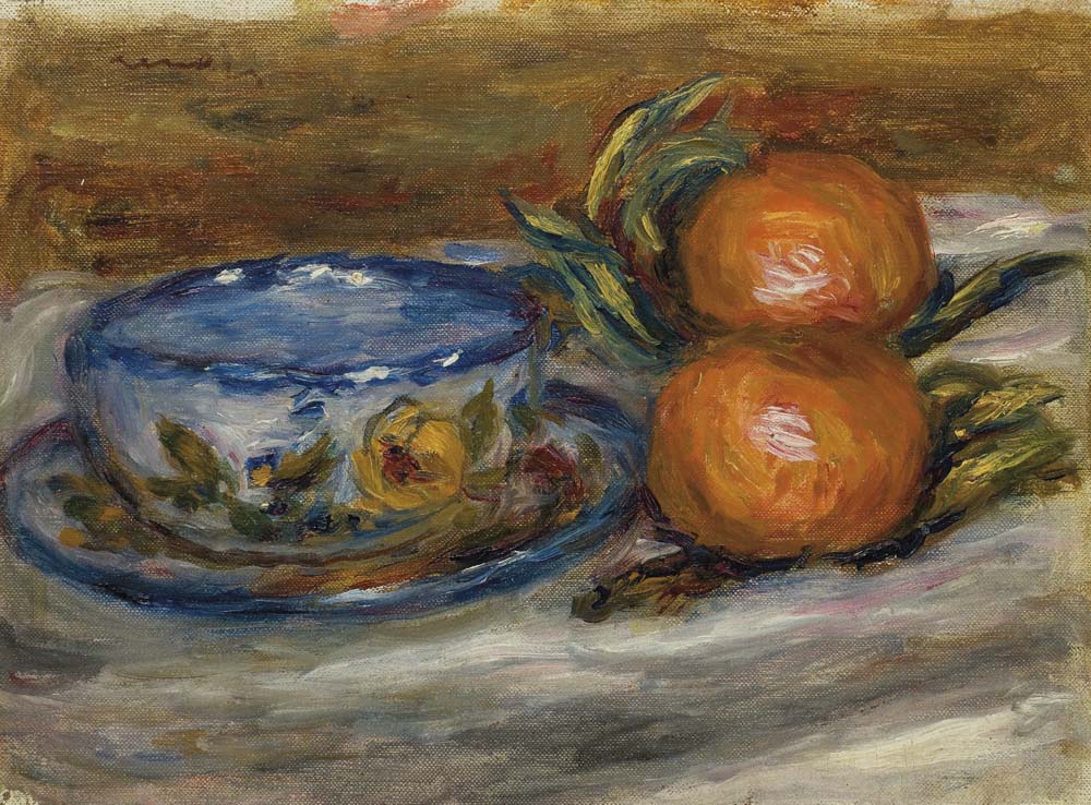 Cup and Two Fruit