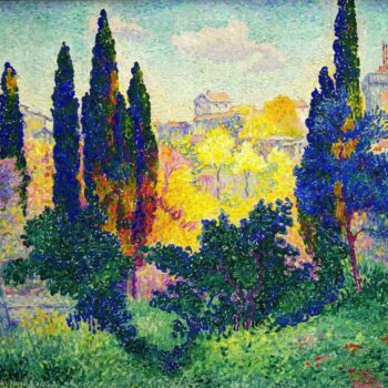 Cypress Trees at Cagnes,1908 3