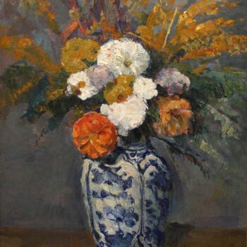 Dahlias in the Delft Vase, 1873