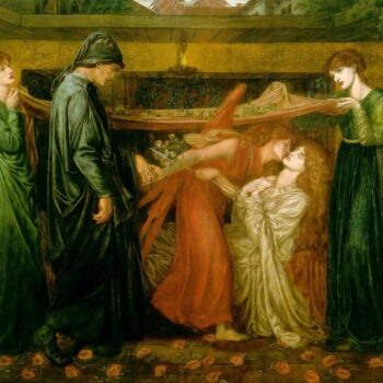 Dante Alighieri series - Dante's Dream at the Time of the Death of Beatrice, 1871