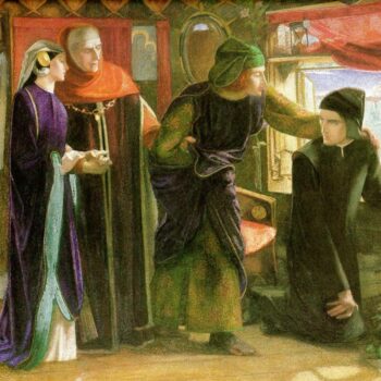 Dante Alighieri series - The First Anniversary of the Death of Beatrice, 1853
