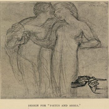 Design for Paetus and Arria, 1872