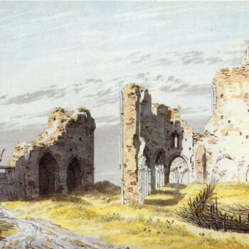 Die Ruine des Klosters Eldena (1824)