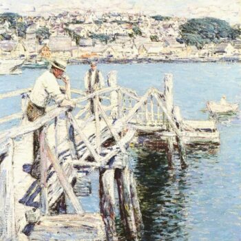 Dock Scene, Gloucester, 1896