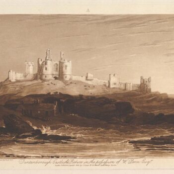 Dunstanborough Castle, 1808