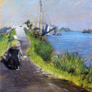 Dutch Canal (aka Canal Path Holland), 1883