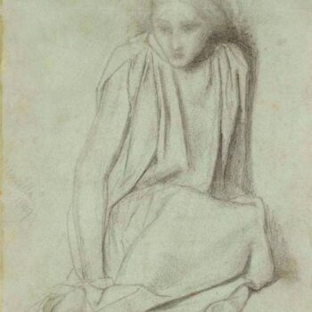 Ecce Ancilla Domini - Female Nude - Study for The Virgin, ca1849