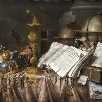 Edwaert Collier - about 1640 - after 1707. Still life Vanitas - 1662