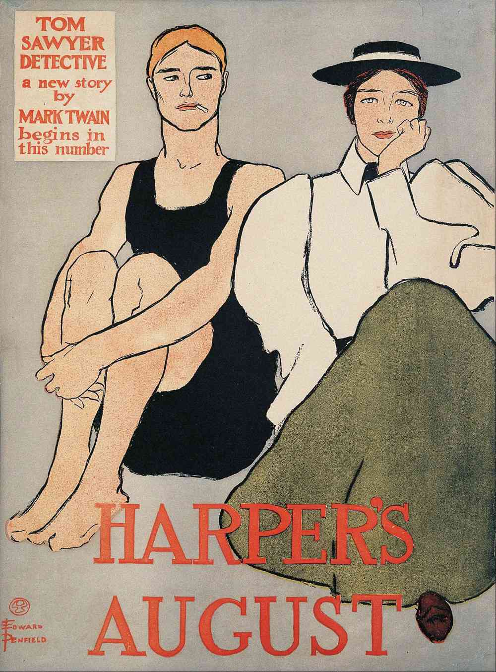 Edward Penfield - Harpers August