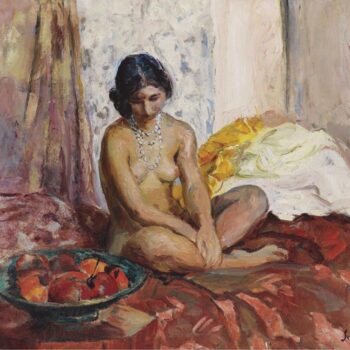 Egyptian Woman with the Dish of Fruits, 1931
