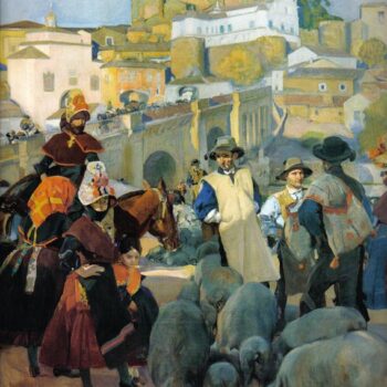 El mercado (Extremadura) (JoaquĚ_n Sorolla)