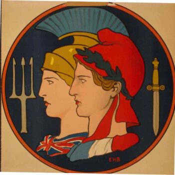 Emblem of France and Great Britain