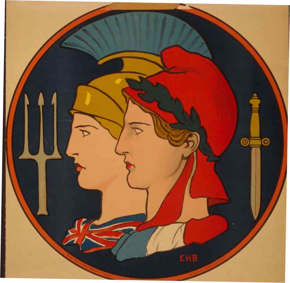 Emblem of France and Great Britain