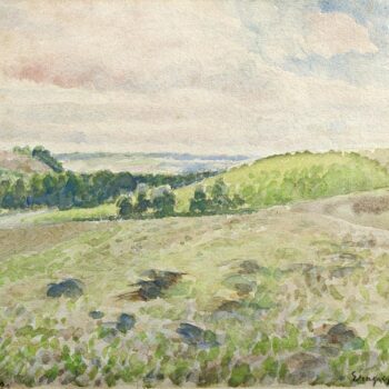 Eragny, Ploughing Field, 1888