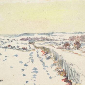 Eragny under the Snow
